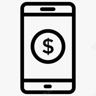 手机银行信用卡电子交易图标图标