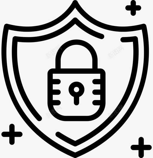 安全网站数据安全图标svg_新图网 https://ixintu.com 安全 安全网站 数据 数据保护大纲