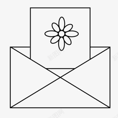 信花礼物图标图标