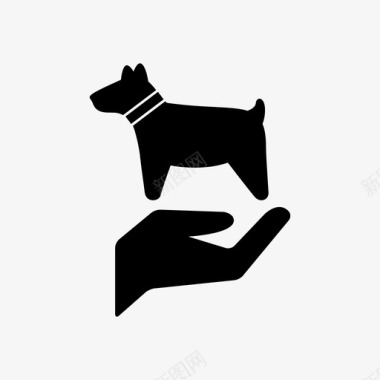 宠物护理动物狗图标图标