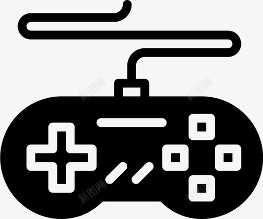 视频游戏控制器控制台游戏图标svg_新图网 https://ixintu.com Pretyconsgamesvol1solid 控制台 播放器 游戏 视频游戏控制器