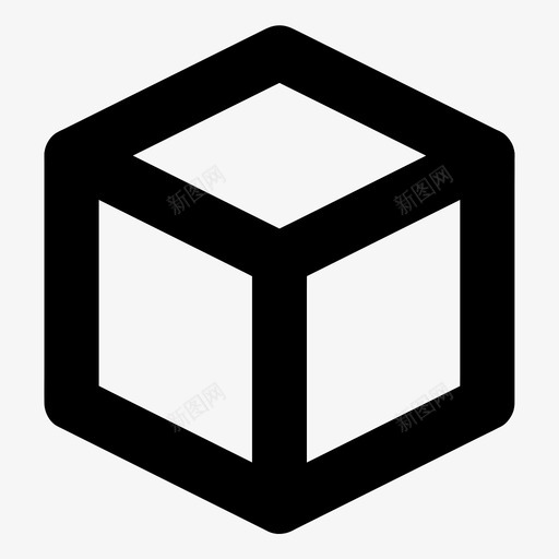 立方体长方体元素图标svg_新图网 https://ixintu.com 元素 基本图标所有尺寸 多边形 正方形 立方体 长方体