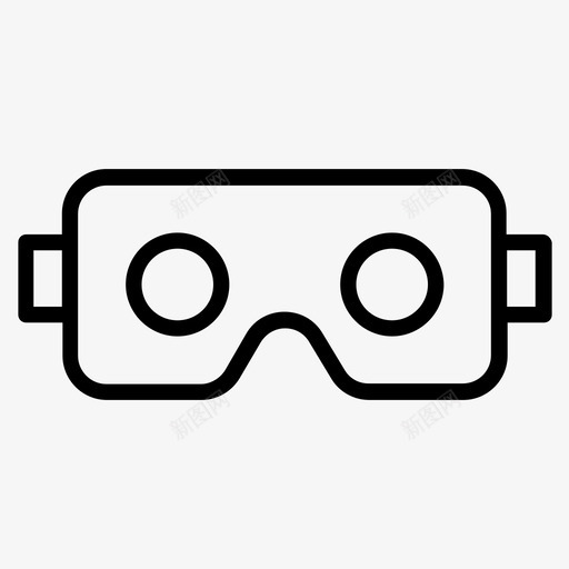 vr护目镜ar眼镜图标svg_新图网 https://ixintu.com ar vr护目镜 眼镜 虚拟现实