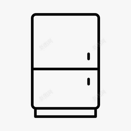 冰箱电器烹饪图标svg_新图网 https://ixintu.com 冰箱 厨房 烹饪 电器 电子