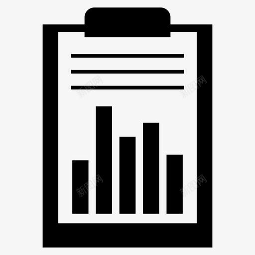 报告剪贴板文档图标svg_新图网 https://ixintu.com 业务图表和图表 剪贴板 报告 文档 纸张 表格