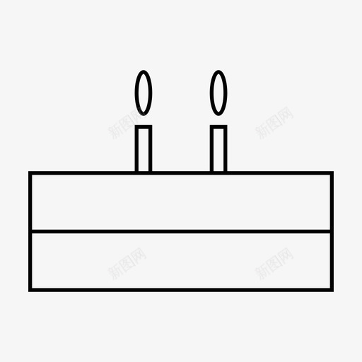 生日蛋糕周年纪念庆祝图标svg_新图网 https://ixintu.com 周年纪念 庆祝 生日蛋糕 网络和用户界面 聚会