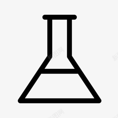 erlenmeyerflask实验实验室图标图标