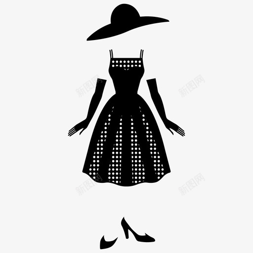 服装时尚女鞋图标svg_新图网 https://ixintu.com 女装 女鞋 时尚 服装