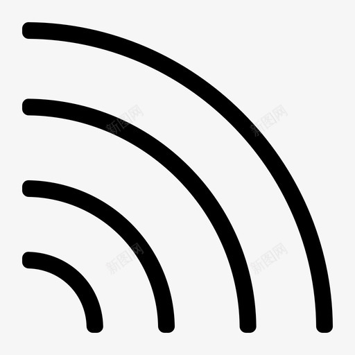 信号已连接热点图标svg_新图网 https://ixintu.com wifi 信号 字形 已连接 热点 网络 网页设计 营销开发