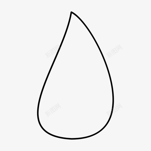 水滴血水图标svg_新图网 https://ixintu.com 水 水滴 血 通用用户界面图标