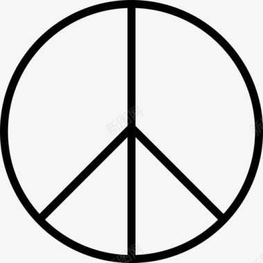和平的标志幸福爱图标图标