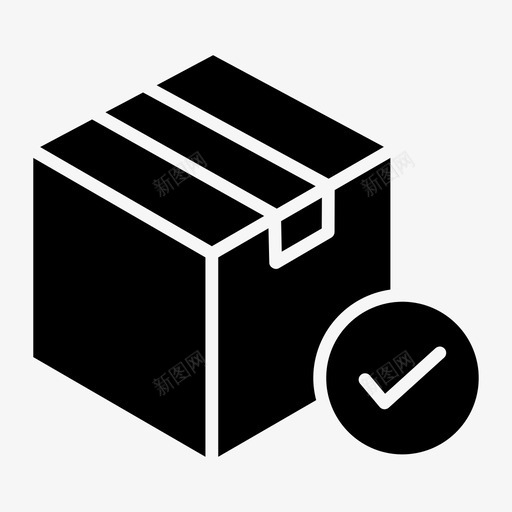 货物检查标记运费图标svg_新图网 https://ixintu.com 包装 检查标记 货物 货运时间 货运服务 运费