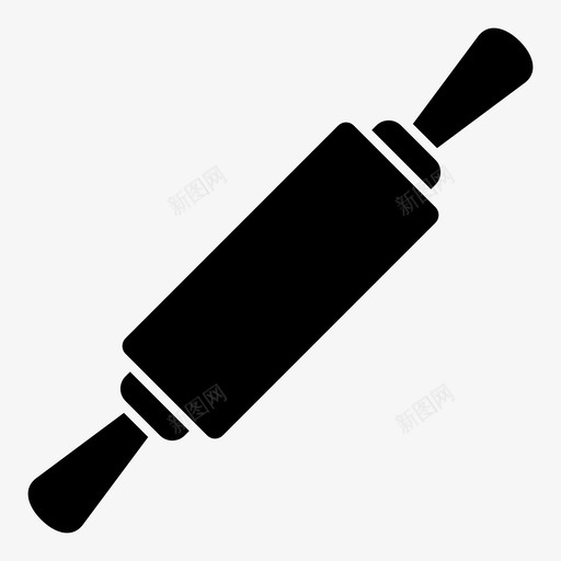 擀面杖烘焙面团擀面杖图标svg_新图网 https://ixintu.com 擀面杖 烘焙 面团擀面杖