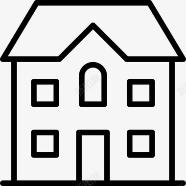 住宅公寓楼房图标图标