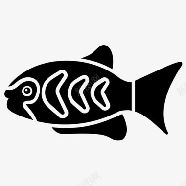 莫莉鱼水生鱼淡水鱼图标图标