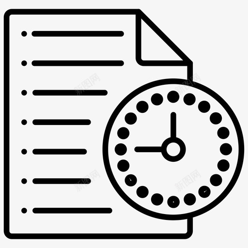 时间计划计划优先任务图标svg_新图网 https://ixintu.com 优先任务 时间安排 时间管理 时间计划 网络和搜索引擎优化线图标 计划