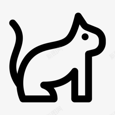 猫动物小猫图标图标