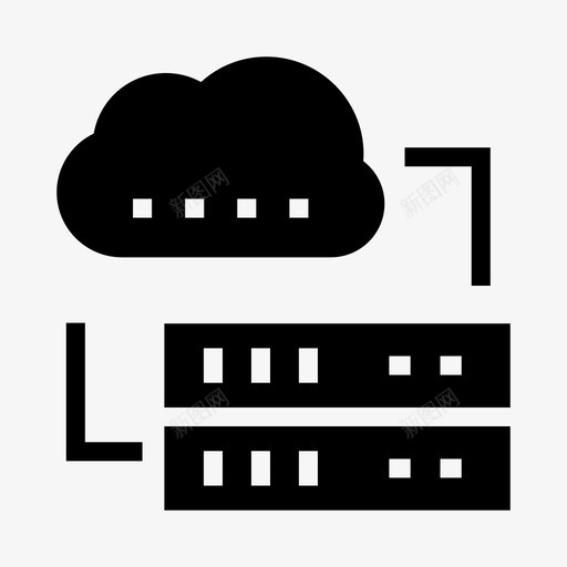 云服务器数据库大型机图标svg_新图网 https://ixintu.com 云服务器 大型机 存储 数据库 服务器数据库