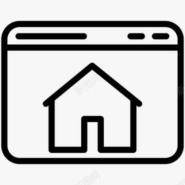 主页浏览器内容图标图标