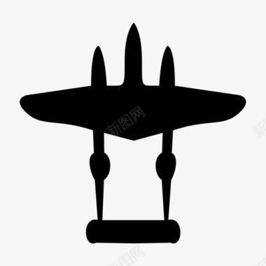 飞机空军喷气式飞机图标图标