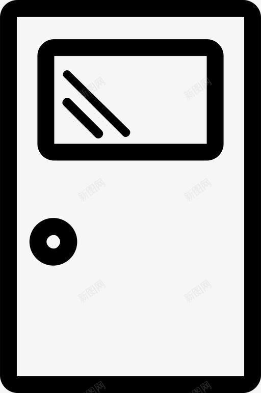 门门口出口图标svg_新图网 https://ixintu.com 出口 门 门口