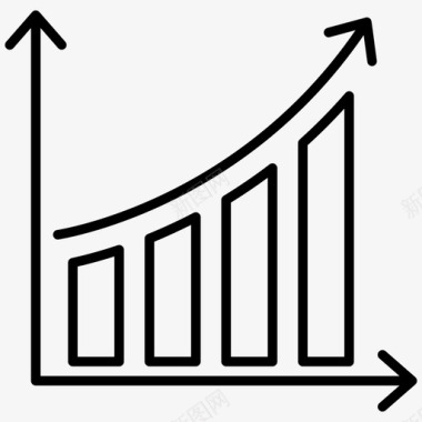 收入增长业务分析业务增长图标图标