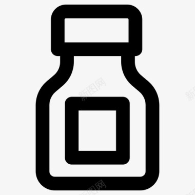 瓶子药图标图标