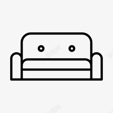 沙发靠垫家具图标图标