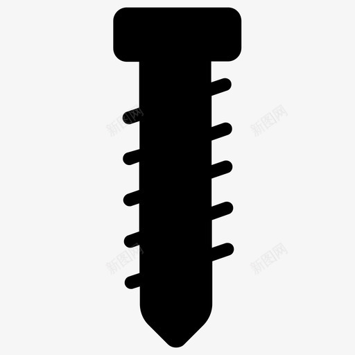 螺钉螺栓结构图标svg_新图网 https://ixintu.com 工具 结构 螺栓 螺钉