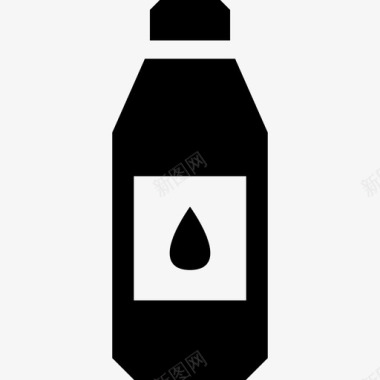 水瓶矿物塑料图标图标