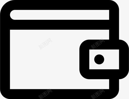 钱包现金收入图标svg_新图网 https://ixintu.com 收入 环游世界 现金 金钱 钱包