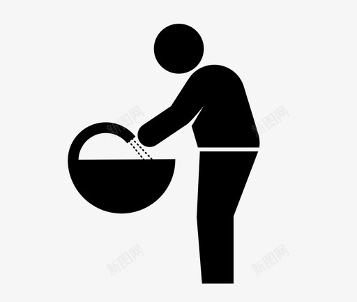 洗手洗手池清洁图标svg_新图网 https://ixintu.com 洗手 洗手池 消毒和个人卫生 清洁
