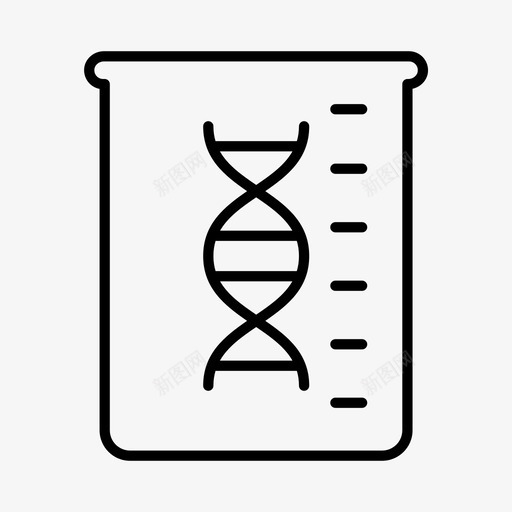 dna测试生物化学教育图标svg_新图网 https://ixintu.com dna测试 教育 物理 生物化学 科学