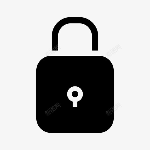 挂锁密码网页和用户界面图标svg_新图网 https://ixintu.com 密码 挂锁 网页设计和用户界面
