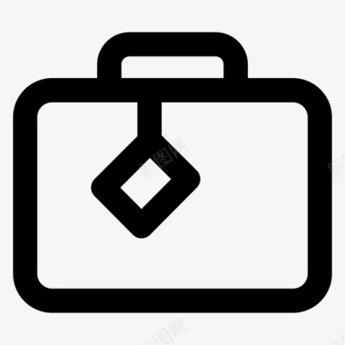 旅行公文包手提箱图标图标