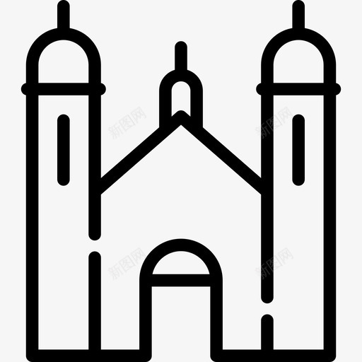 犹太教堂犹太教直系图标svg_新图网 https://ixintu.com 犹太教 犹太教堂 直系
