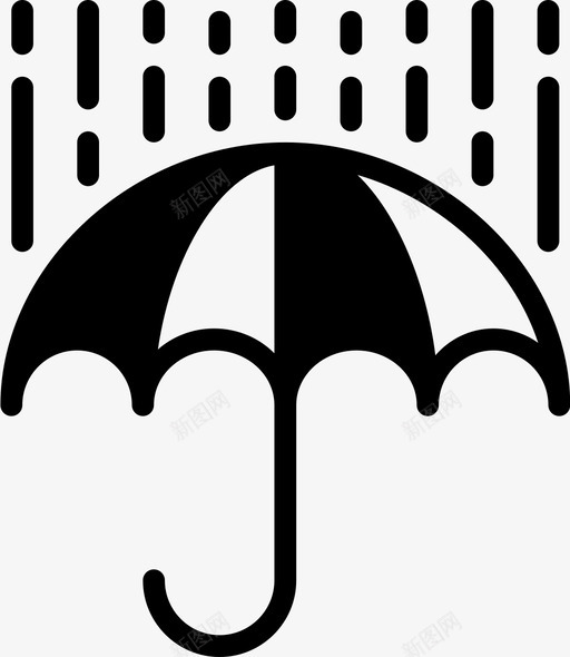 雨云天气预报图标svg_新图网 https://ixintu.com 云 天气 天气预报 美女天气第一卷 雨