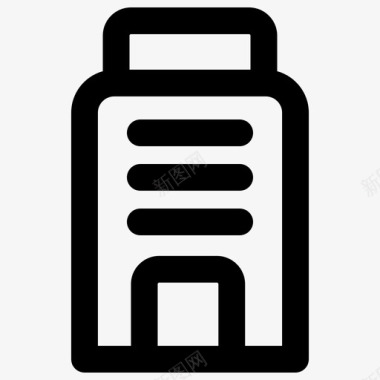 建筑城市房地产图标图标