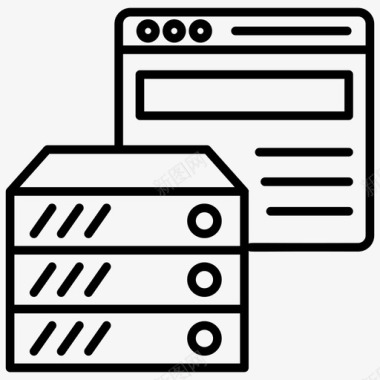 web服务器服务器托管服务器机架图标图标