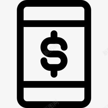 手机银行商务网上支付图标图标