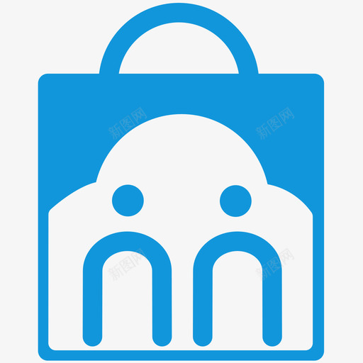 手提袋圆角logosvg_新图网 https://ixintu.com 手提袋圆角logo