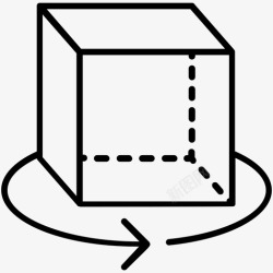 计算机图形学三维技术三维计算机图形学三维模型图标高清图片