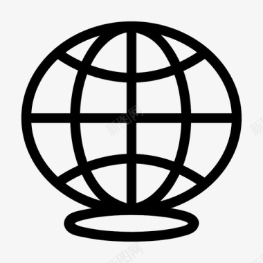全球通讯地球图标图标