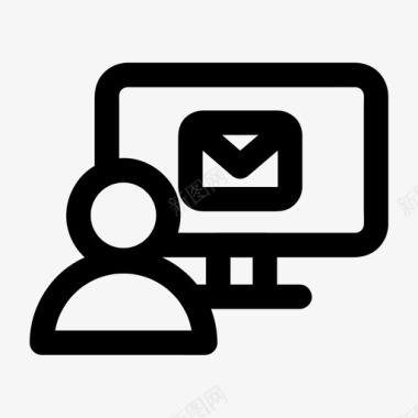 检查邮件计算机邮件图标图标