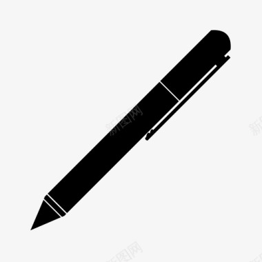 钢笔铅笔作家图标图标