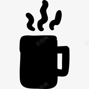 咖啡食品手工制作图标图标