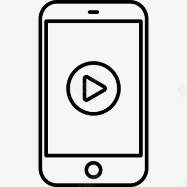 智能手机技术电影视频图标图标