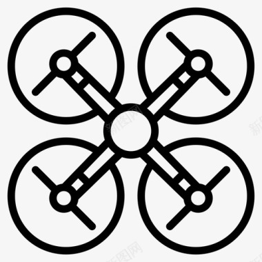 螺旋桨照相机直升机图标图标