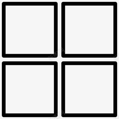 图像布局拼贴编辑图标图标