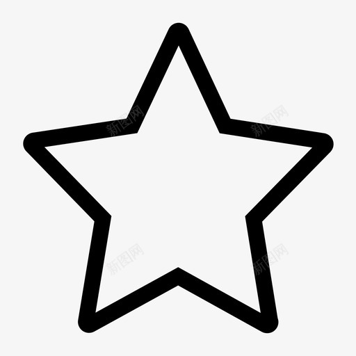 star_hollowsvg_新图网 https://ixintu.com star_hollow